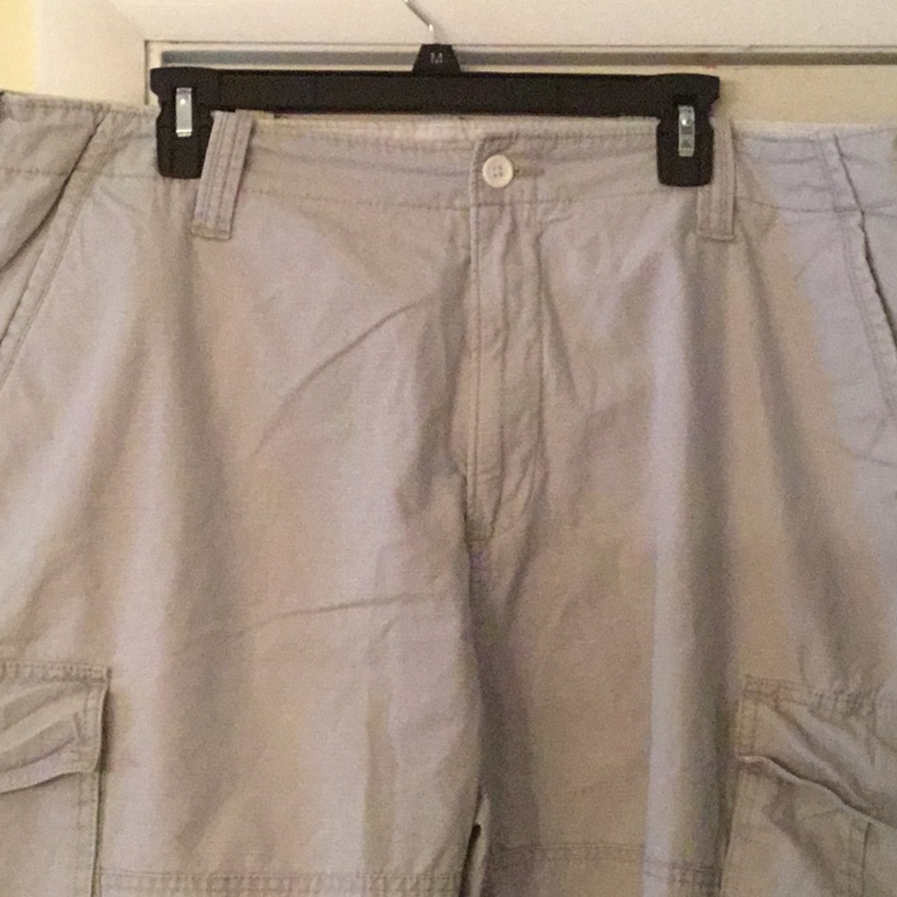 Nautica cargo shorts rip stop fabric. 38 waist